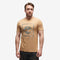 Timberland Mens Water Stack Logo Short Sleeve Tee in Brown