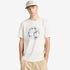Timberland Mens Tree Logo Lake House Graphic Tee in White