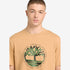 Timberland Mens Tree Logo Lake House Graphic Tee in Brown