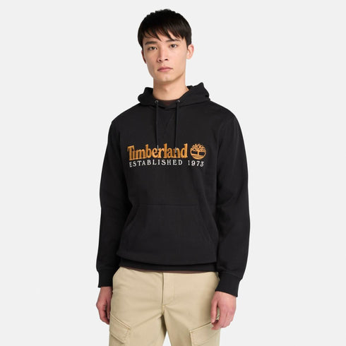 Men's Embroidered Logo Loopback Hoodie