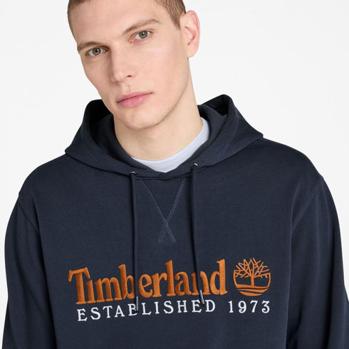 Men's Embroidered Logo Loopback Hoodie