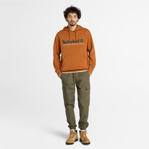 Men's Embroidered Logo Loopback Hoodie