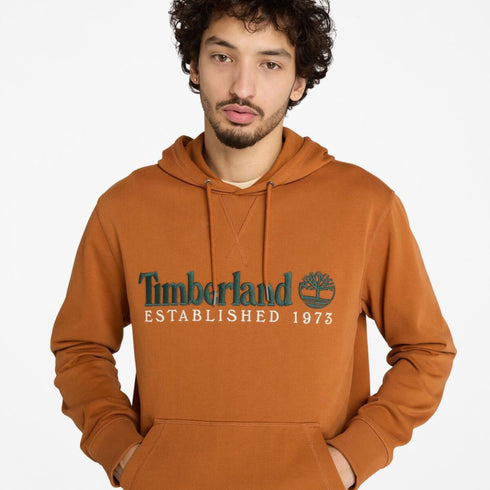 Men's Embroidered Logo Loopback Hoodie