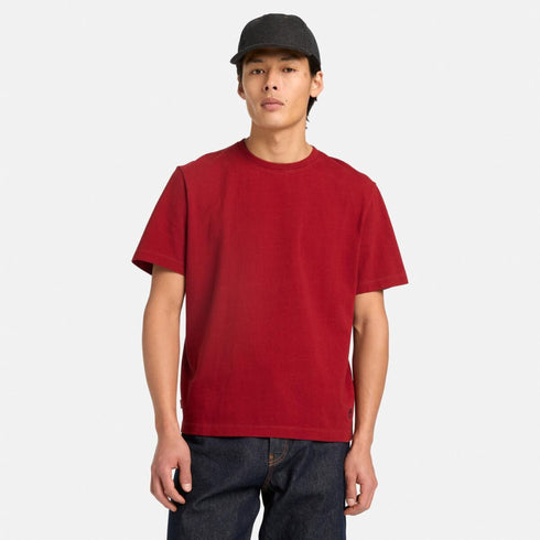 Timberland Mens Lunar New Year Graphic Short Sleeve Tee in Red