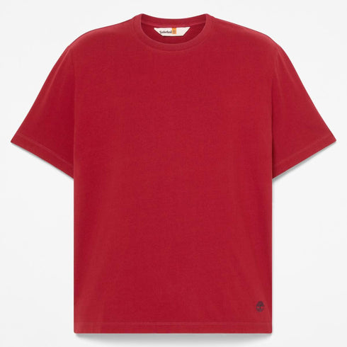 Timberland Mens Lunar New Year Graphic Short Sleeve Tee in Red