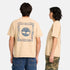 Timberland Mens Lunar New Year Graphic Short Sleeve Tee in Beige