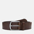 Timberland Mens Bluff Point Leather Belt in Brown