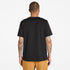 Timberland Mens Stack Logo Colored Short Sleeve Tee in Black