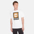 Timberland Mens Stack Logo Colored Short Sleeve Tee in White