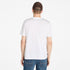 Timberland Mens Stack Logo Colored Short Sleeve Tee in White