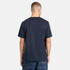 Timberland Mens Stack Logo Colored Short Sleeve Tee in Blue