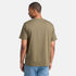 Timberland Mens Stack Logo Colored Short Sleeve Tee in Green