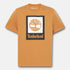 Timberland Mens Stack Logo Colored Short Sleeve Tee in Brown