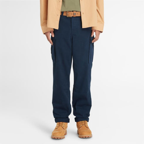 Timberland Mens Brookline Twill Cargo Pant in Dark Sapphire
