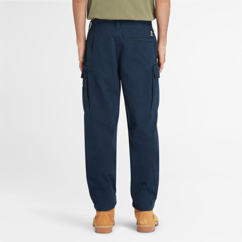Timberland Mens Brookline Twill Cargo Pant in Dark Sapphire