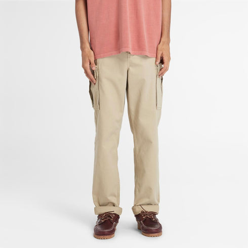 Timberland Mens Brookline Twill Cargo Pant in Lemon Pepper