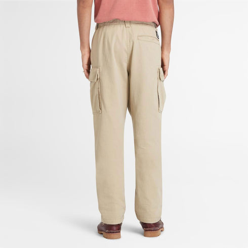 Timberland Mens Brookline Twill Cargo Pant in Lemon Pepper