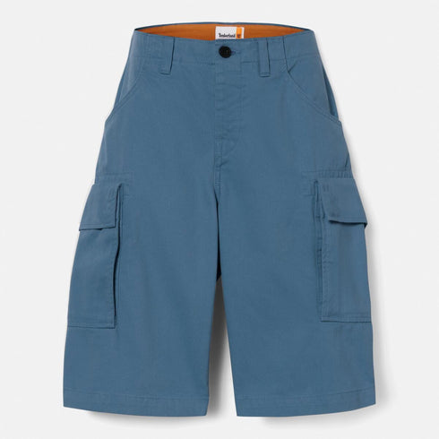 Timberland Mens Brookline Twill Cargo Short in Dark Denim