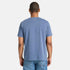Timberland Mens Garment Dye Logo Graphic Tee in Blue
