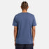 Timberland Mens Kennebec River Linear Logo Short Sleeve Tee in Blue