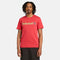 Timberland Mens Kennebec River Linear Logo Short Sleeve Tee in Red