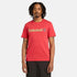 Timberland Mens Kennebec River Linear Logo Short Sleeve Tee in Red