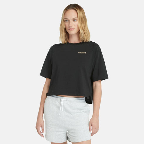 Timberland Womens Wicking Short Sleeve Tee in Black