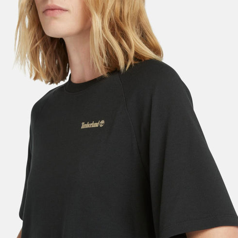 Timberland Womens Wicking Short Sleeve Tee in Black