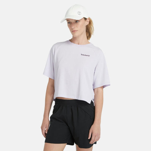 Timberland Womens Wicking Short Sleeve Tee in Light Purple