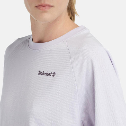 Timberland Womens Wicking Short Sleeve Tee in Light Purple