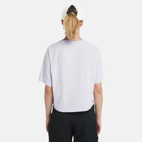 Timberland Womens Wicking Short Sleeve Tee in Light Purple