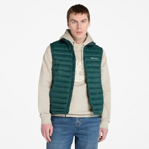 Timberland Mens Durable Water Repellent Vest in Dark Green
