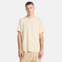 Timberland Mens Dunstan River Garment Dye Short Sleeve Tee in Beige