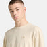 Timberland Mens Dunstan River Garment Dye Short Sleeve Tee in Beige