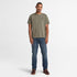 Timberland Mens Dunstan River Garment Dye Short Sleeve Tee in Green