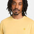 Timberland Mens Dunstan River Garment Dye Short Sleeve Tee in Yellow