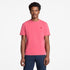 Timberland Mens Dunstan River Garment Dye Short Sleeve Tee in Red