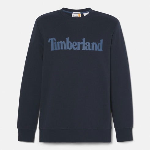 Men's Wordmark Logo Brushback Crew Neck