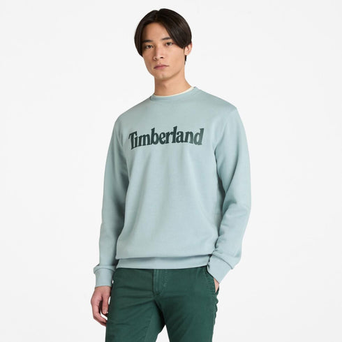 Men's Wordmark Logo Brushback Crew Neck