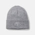 Timberland 3D Embroidery Beanie in Medium Grey