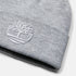 Timberland 3D Embroidery Beanie in Medium Grey