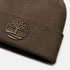Timberland 3D Embroidery Beanie in Medium Brown
