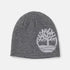 Timberland Reversible Logo Beanie in Light Grey