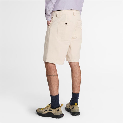 Timberland Mens Goffstown Fatigue Washed Canvas Short - Shorts in Undyed