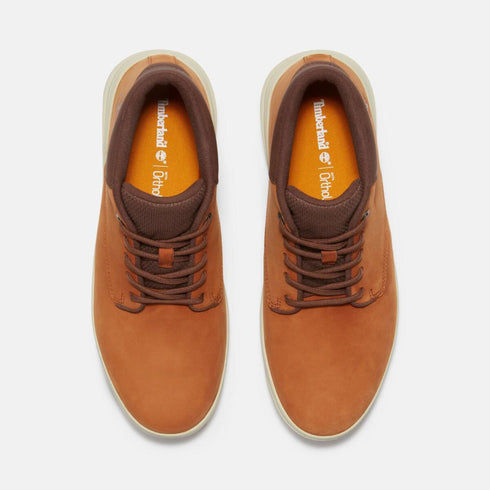 Timberland Mens Mid Lace Up Sneaker in Medium Brown