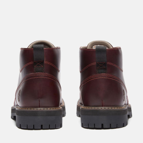 Timberland Mens Mid Lace Up Waterproof Chukka Boot in Burgundy
