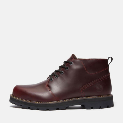 Timberland Mens Mid Lace Up Waterproof Chukka Boot in Burgundy