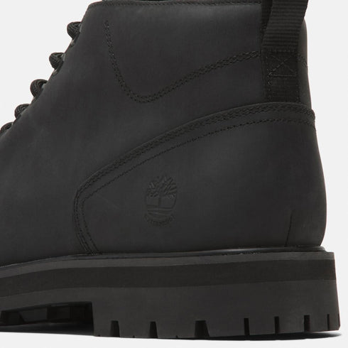 Timberland Mens Mid Lace Up Waterproof Chukka Boot in Black