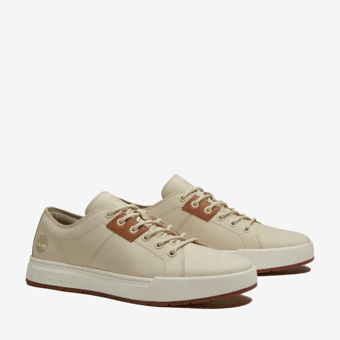 Timberland Mens Maple Grove Low Lace Up Sneaker in Beige