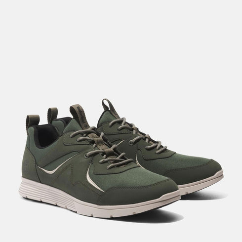 Timberland Mens Killington Low Lace Up Sneaker in Dark Green W Mesh